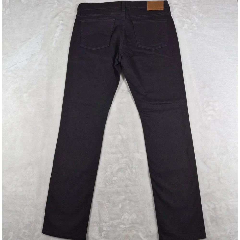 J. Crew 484 Slim Jeans Men's 34x32 Black Denim Stretch Casual Comfort NWT